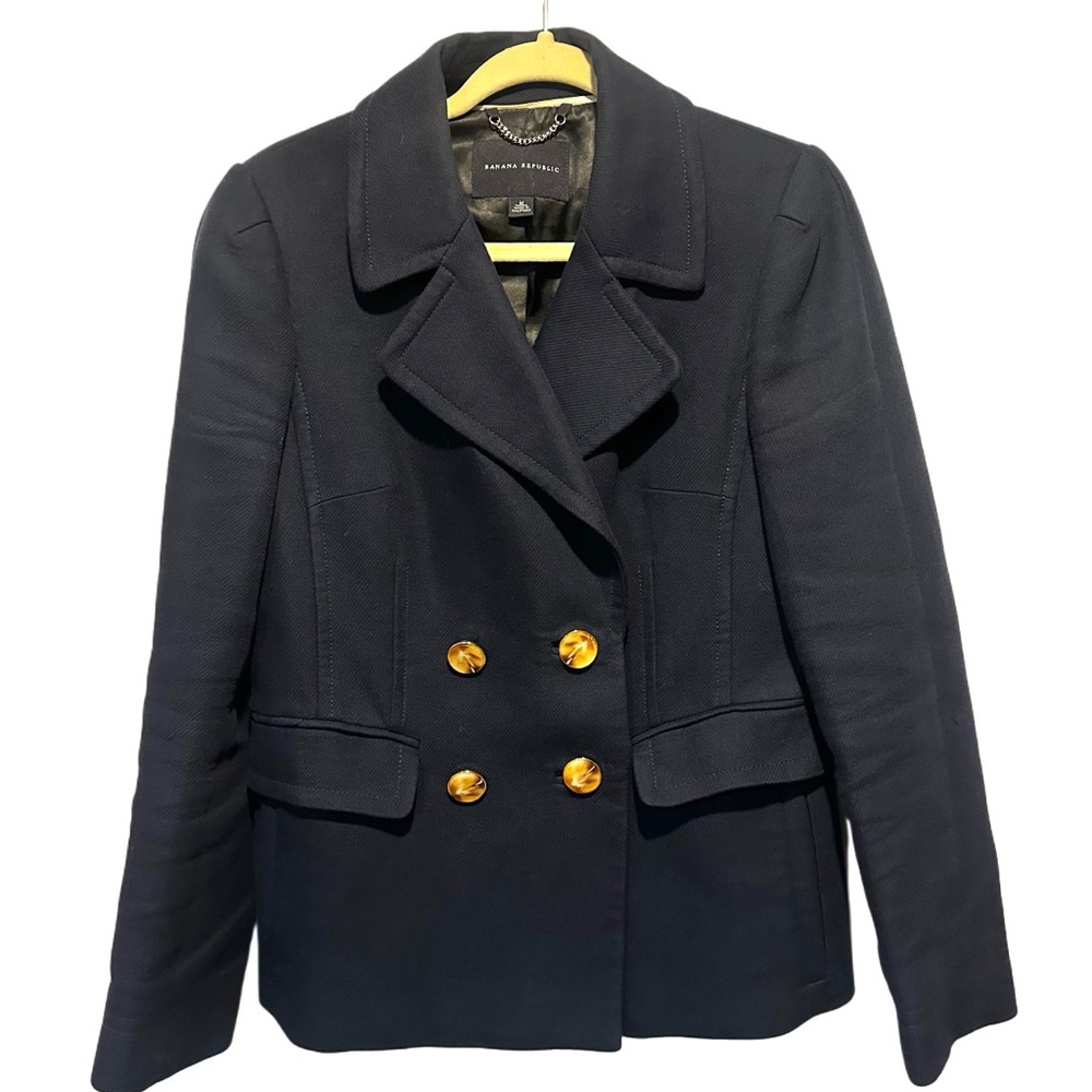 Banana Republic women’s navy blue blazer size M professional attire